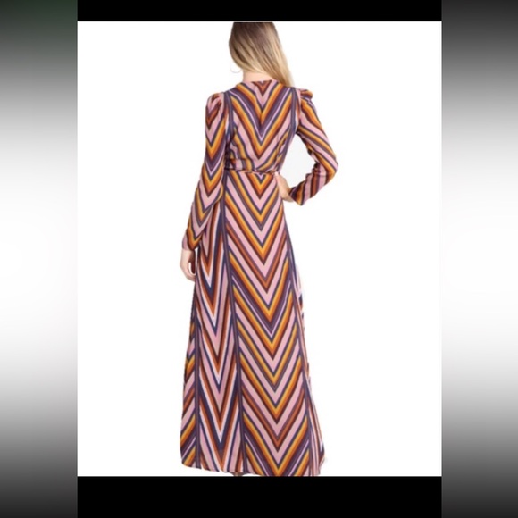 [FLYNN SKYE] “Kate 80’s Maxi Ziggy” Dress - Size XS NWT - Picture 2 of 4